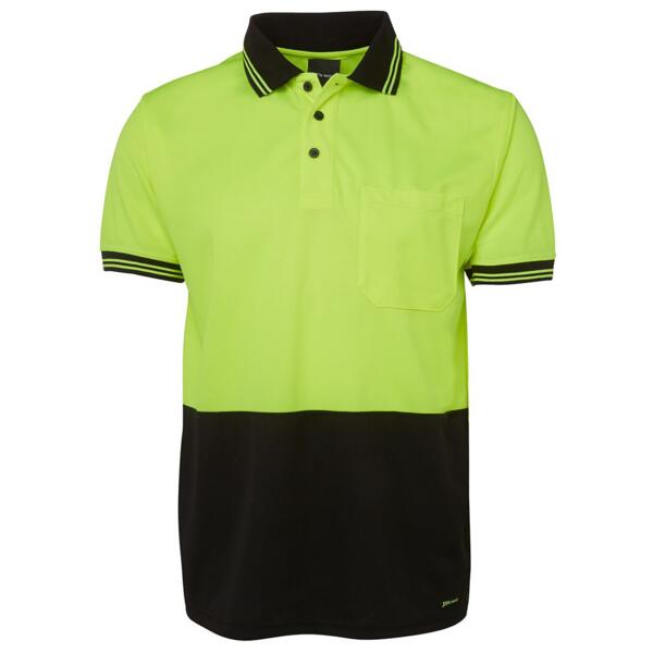 JB's Mens Hi Vis S/S Traditional Polo Thumbnail